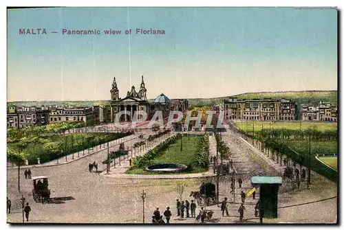 Cartes postales Malta Panoramic View of Floriana
