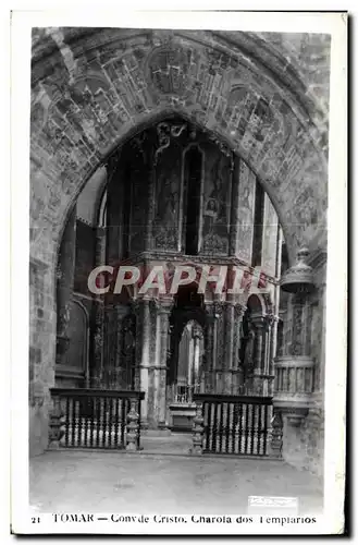 Cartes postales Tomar Conv de Cristo Charola dos Templarios