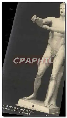 Cartes postales Roma Atleta in Atto di Forbirsi La persona