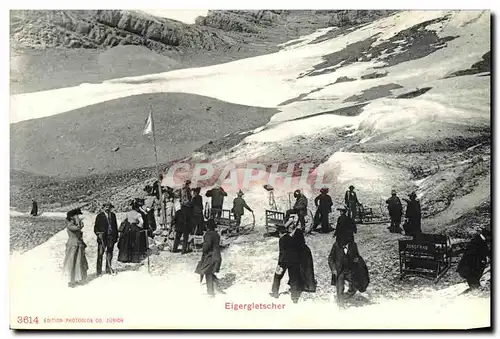Ansichtskarte AK Eigergletscher
