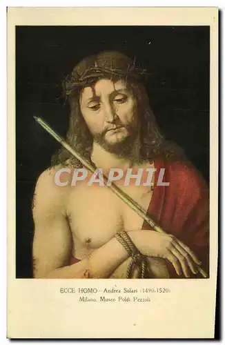 Cartes postales Ecce Homo Andrea Solari 1490 1520 Milano Musee Poldi Pezzoli