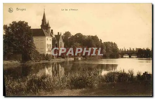 Cartes postales Bruges Le lac d Amour