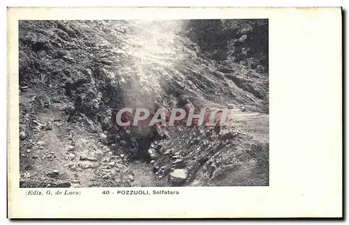 Ansichtskarte AK Pozzuoli Solfatara Volcan