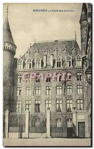 Cartes postales Bruges La Cour des Des Princes
