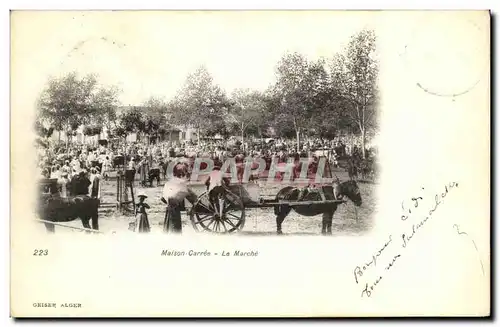 Cartes postales Maison Carree Le Marche Algerie