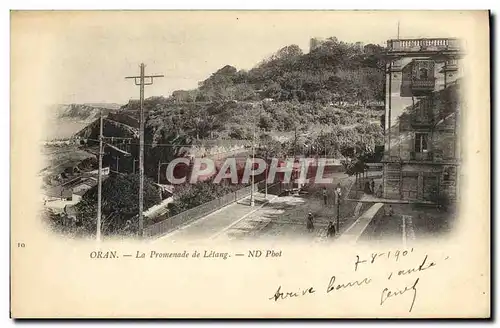 Cartes postales Oran La Promenade de Letang