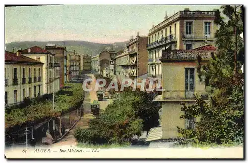 Cartes postales Alger Rue Michelet