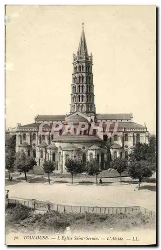 Cartes postales Toulouse L Eglise Saint Sernin L abside