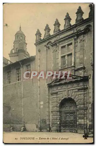 Cartes postales Toulouse Entree de L Hotel d Assezat