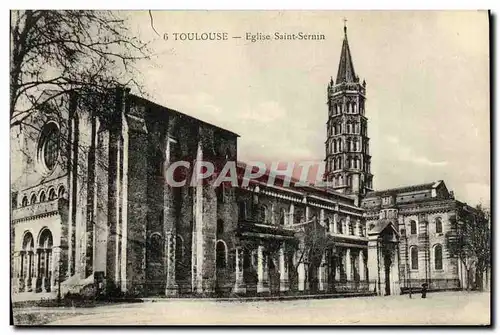 Cartes postales Toulouse Eglise Saint Sernin