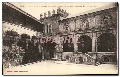 Cartes postales Toulouse Hotel d Annezat Cour Interieure