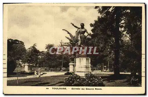 Ansichtskarte AK Toulouse Entree Du Grand Rond