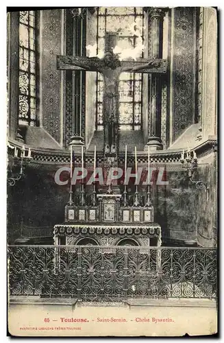Cartes postales Toulouse Saint Sernin Christ Bysantin