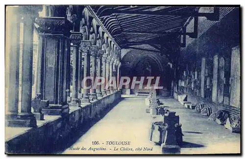 Cartes postales Toulouse Musee Des Augustins Le Cloitre Cote Nord