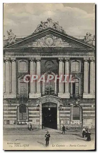 Cartes postales Toulouse Le Capitole Partie centrale