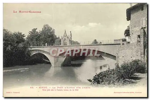 Ansichtskarte AK Rieux Le Pont D Auriac Sur L Arize