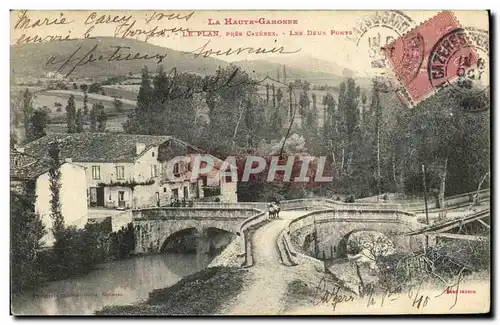 Cartes postales Le Plan Pres Cazeres Les Deux Ponts