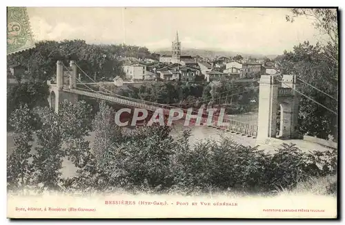 Cartes postales Bessieres Pont Et Vue Generale