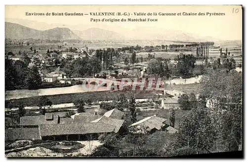 Ansichtskarte AK Valentine Vallee de la Garonne et Chaine Des Pyrenees Environs de Saint Gaudens