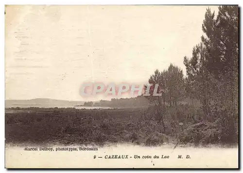 Cartes postales Cazeaux Un Coin du Lac