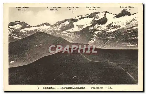 Cartes postales Luchon Superbagneres Panorarma