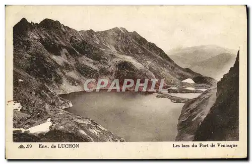 Ansichtskarte AK Luchon Les Lacs du Port de Venasque