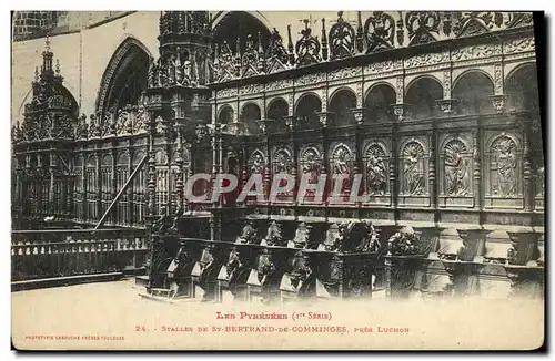 Cartes postales Saint Bertrand De Comminges pres Luchon Les stalles