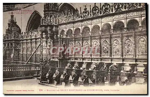 Cartes postales Saint Bertrand De Comminges pres Luchon Les stalles