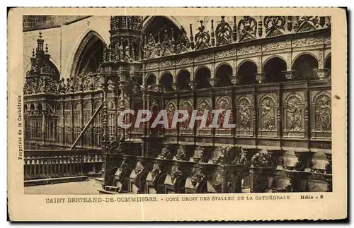 Ansichtskarte AK Saint Bertrand De Comminges Cote Droit Des Stalles De La Cathedrale