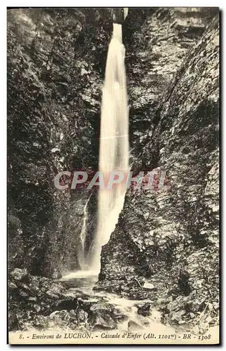 Ansichtskarte AK Luchon Environs de Cascade d Enfer