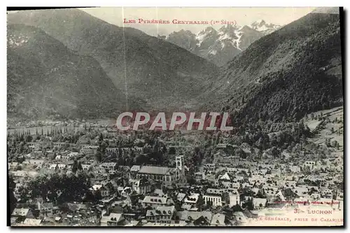 Cartes postales Luchon Vue generale Prise de Cazarilh