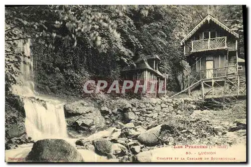 Ansichtskarte AK Luchon Chalet Et La Cascade De Sourrouille