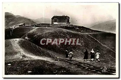 Ansichtskarte AK Luchon Superbagneres La Gare et le Grand Hotel