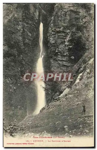 Ansichtskarte AK Luchon La Cascade D Enfer