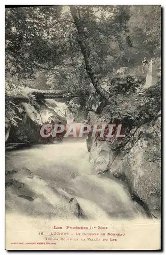 Ansichtskarte AK Luchon La Gouffre De Bonneau Sur La Route de la vallee du Lys