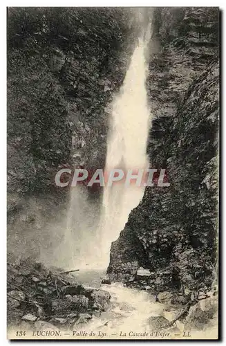 Cartes postales Luchon Vallee du Lys La cascade d enfer