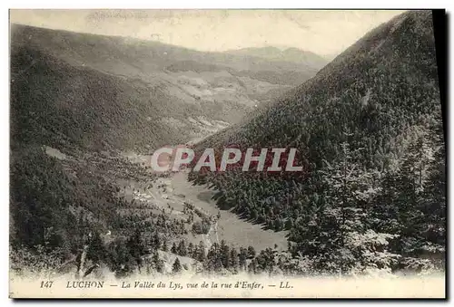 Ansichtskarte AK Luchon Vallee du Lys Vue de la rue d enfer