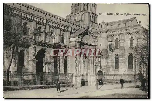 Cartes postales Toulouse Eglise Saint Sernin