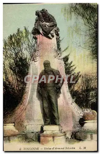 Cartes postales Toulouse Statue d Armand Silvestre