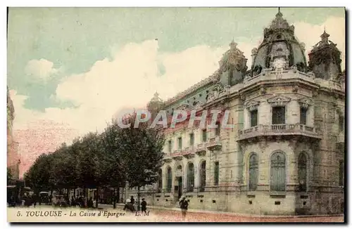 Cartes postales Toulouse La Caisse d Epargne