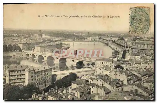 Cartes postales Toulouse Vue Generale Prise du clocher de la Dalbade