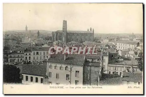 Ansichtskarte AK Toulouse Vue Prise Sur les Jacobins