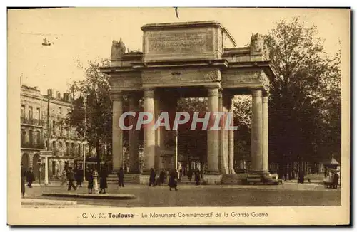 Ansichtskarte AK Toulouse Le Monument Commemoratif de la Grande Guerre Miltiaria