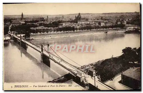 Ansichtskarte AK Toulouse Vue Generale et Pont St Pierre