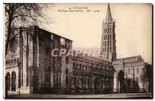 Cartes postales Toulouse Basilique Saint Sernin