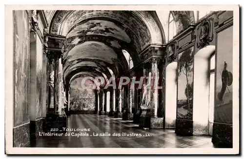 Cartes postales Toulouse L Interieur du Capitole La Salle des Illustres