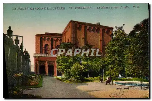 Cartes postales Toulouse Le Musee et Son Jardin