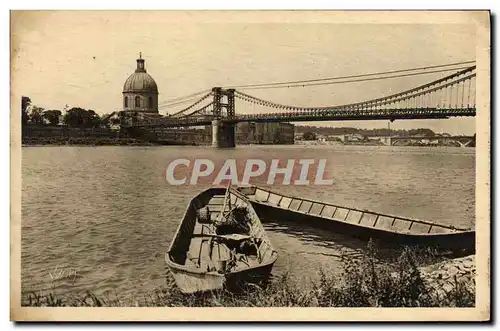 Cartes postales Toulouse Le Pont Saint Pierre et Dome de l eglise de l hospice de la Grave