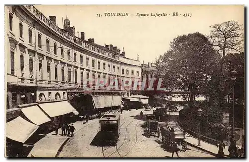 Cartes postales Toulouse Square Lafayette Tramway