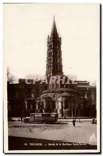 Ansichtskarte AK Toulouse Abisde de la Basilique Saint Sernin